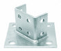 Strut Channel Fitting Silver 1/4 