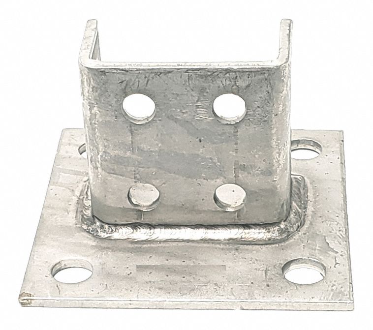 Strut Channel Fitting Silver 1/4 