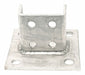 Strut Channel Fitting Silver 1/4 