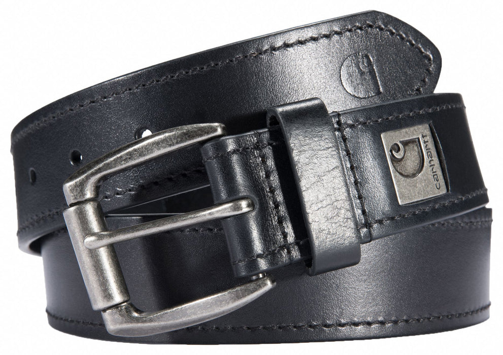 Roller Buckle Belt Black 54 L 1-1/2 W