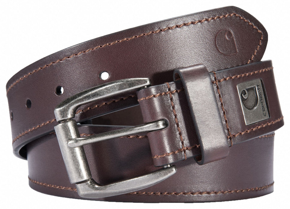 Roller Buckle Belt Brown 44 L 1-1/2 W