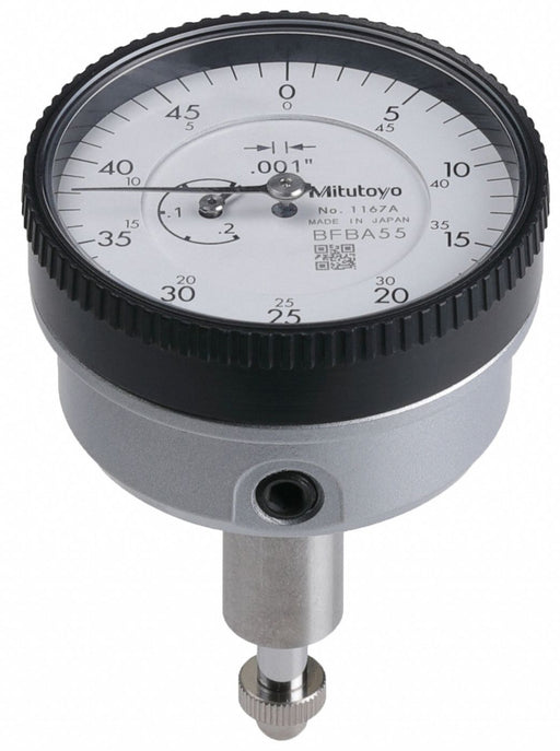 Dial Indicator 0 in to 2 in White