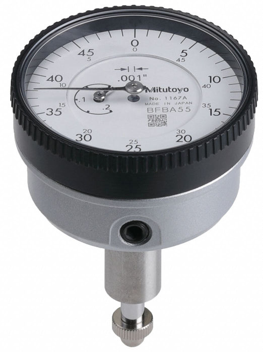 Dial Indicator 0 in to 2 in White