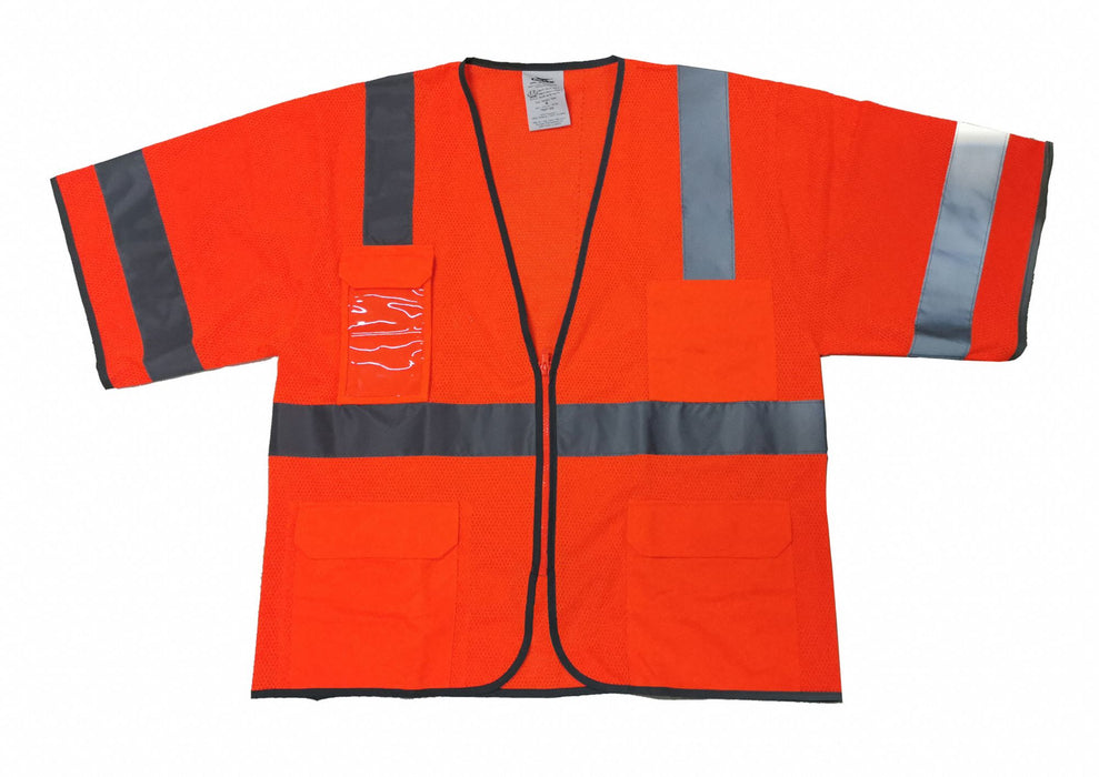 High Visibility Vest Orange/Red 5XL