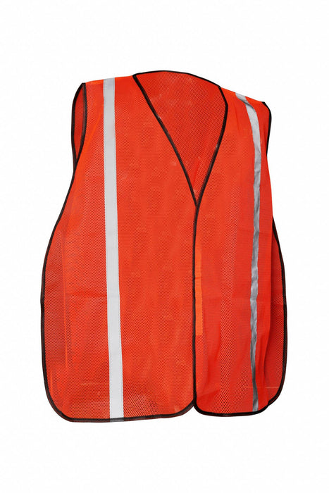 Back Stp Vest Unrated Orange/Red S/M