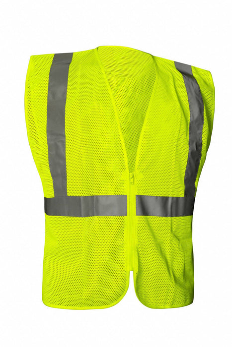 Class 2 Lime Zipper Mesh Non-Contras