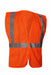 Class 2 Orange Zipper Mesh Non-Contr