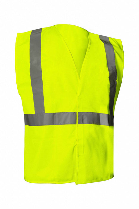 K7719 Class 2 Lime Hook-and-Loop Solid Non