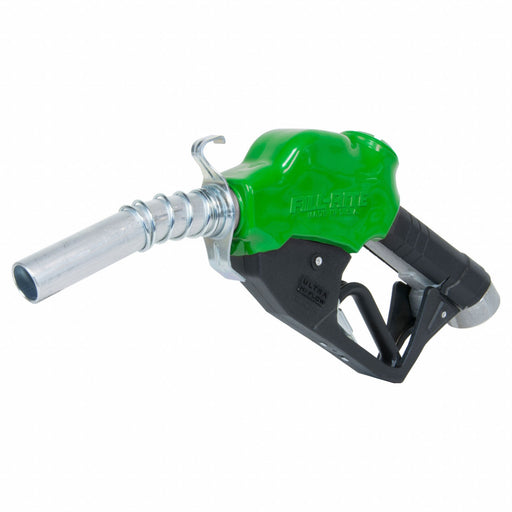 FuelNozzle Green Curved7inAluminumSpout