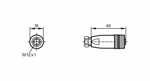 Wireable M12 connector