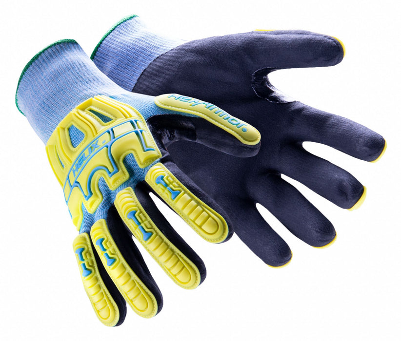 Knit Gloves HPPE A5 15 ga L Blue PR