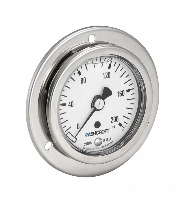 N0168 Panel Mount Pressure Gauge