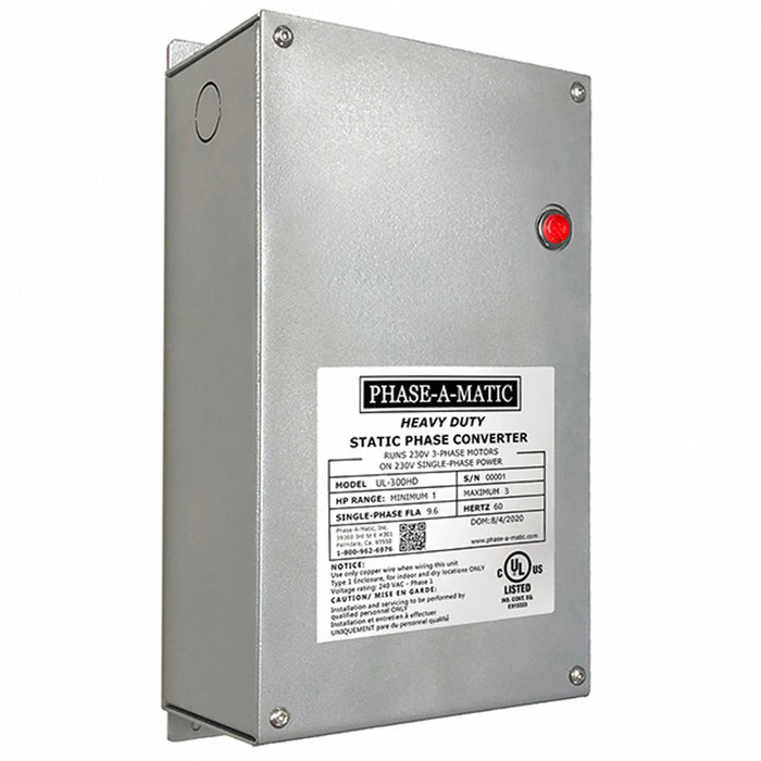 Phase Converter Static 1 to 3 HP OP