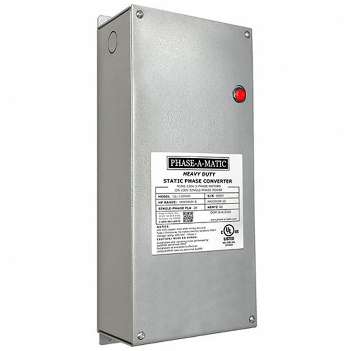 Phase Converter Static 8 to 10 HP OP