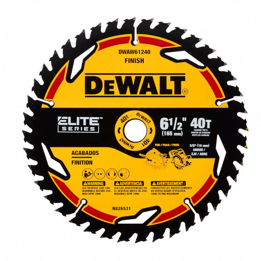 Circular Saw Blade 6 1/2 in 40 Teeth