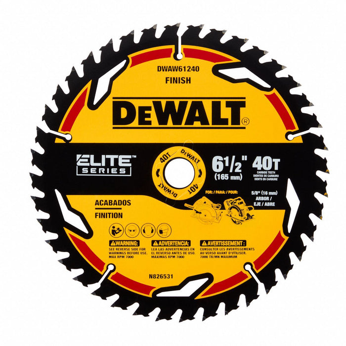 Circular Saw Blade 6 1/2 in 40 Teeth