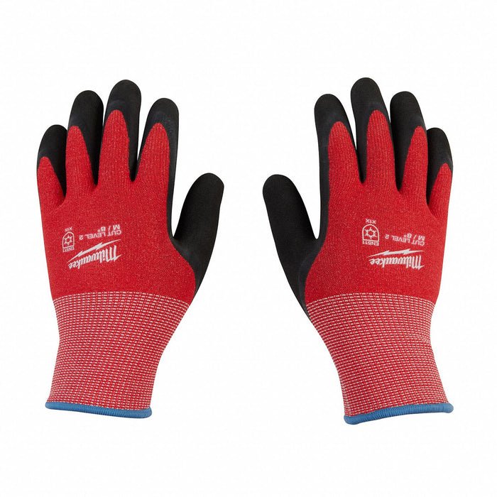 Knit Gloves Latex Black M