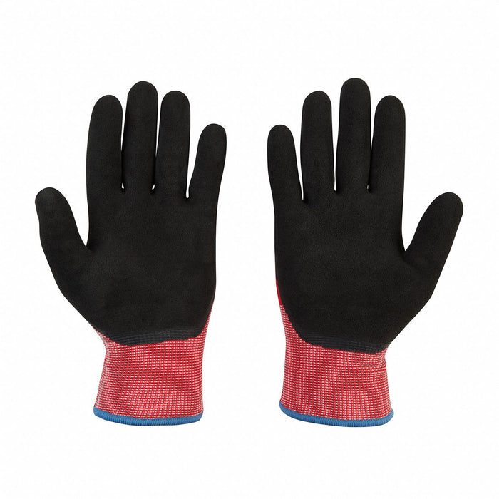 Knit Gloves Latex Black 2XL