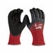 Knit Gloves Latex Gray M