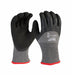 Knit Gloves Latex Black L