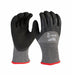 Knit Gloves Latex Black 2XL