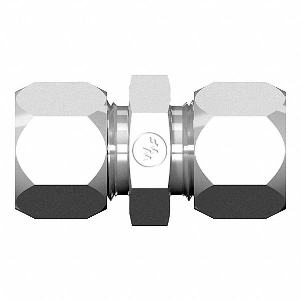 Strt Steel Comp. 3/8 in ORB 7/16 in
