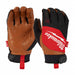 Work Gloves Black/Brown/Red 7 3/4 L PR