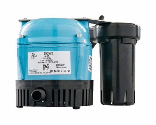 Condensate Pump 1/2 gal 1/150 hp 115V AC
