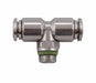 Tee Push-Fit8mm UniversalThread1/8 
