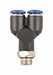 Wye Push-Fit5/16 UniversalThread1/8 