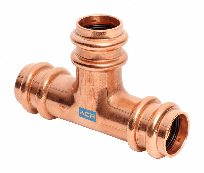 Tee Copper Press-fit3/4 3/4 3/4 3/4 