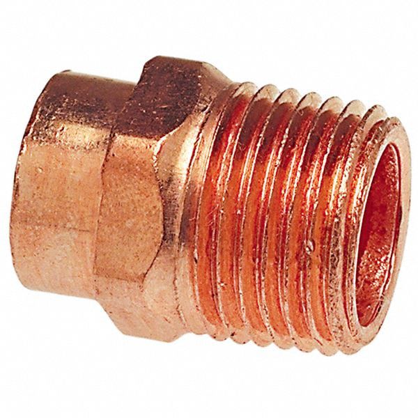 Straight Copper Cup1/2in MNPT3/8in