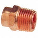 Straight Copper Cup1/2in MNPT3/8in