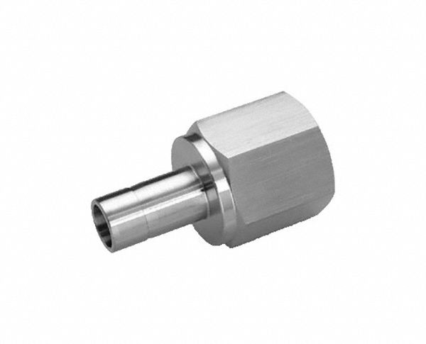 Strt SS Tube 12 mm FNPT 3/8 in