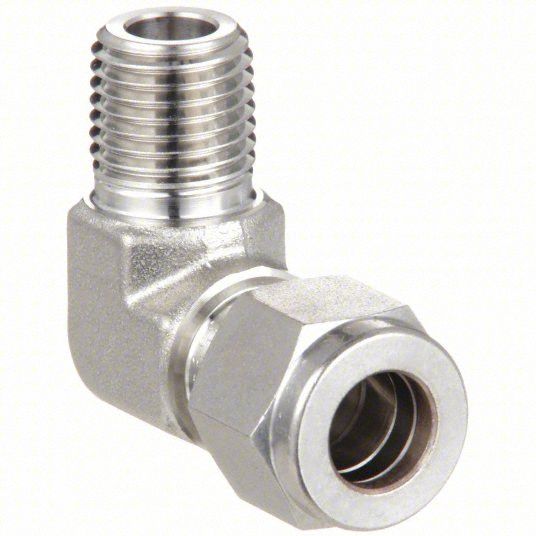 Elbow SS Comp. 10 mm MNPT 1/2 in