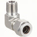 Elbow SS Comp. 10 mm MNPT 1/2 in