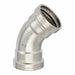 Elbow SS Press-fit 2 1/2  2 1/2 