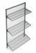 Modular Wall Shelving Steel Gray 33 W