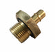 Straight SS MBSPT 1/2  Barbed 1/2 