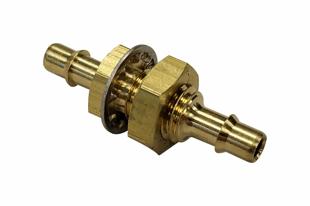 Brass Barbed 3/8 in Barbed 3/8 in