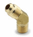 Elbow Brass Flared 1/2 in MNPT 1/4 in