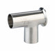 Tee SS Orbital Weld 2 in Clamp 2 in