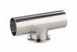 Tee SS OrbitalWeld1/2in Clamp1/2in