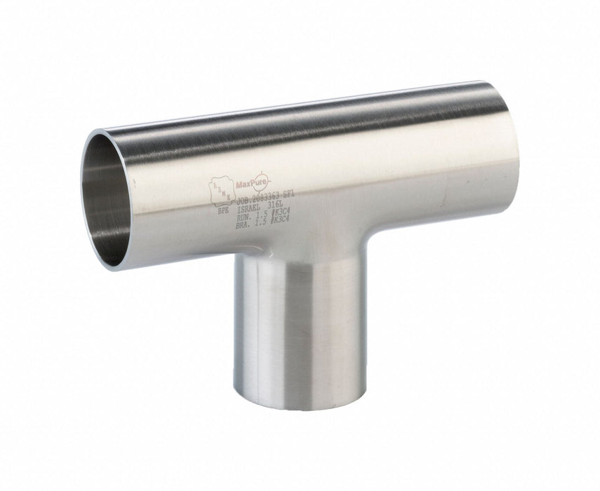 Tee SS Orbital Weld 1 in