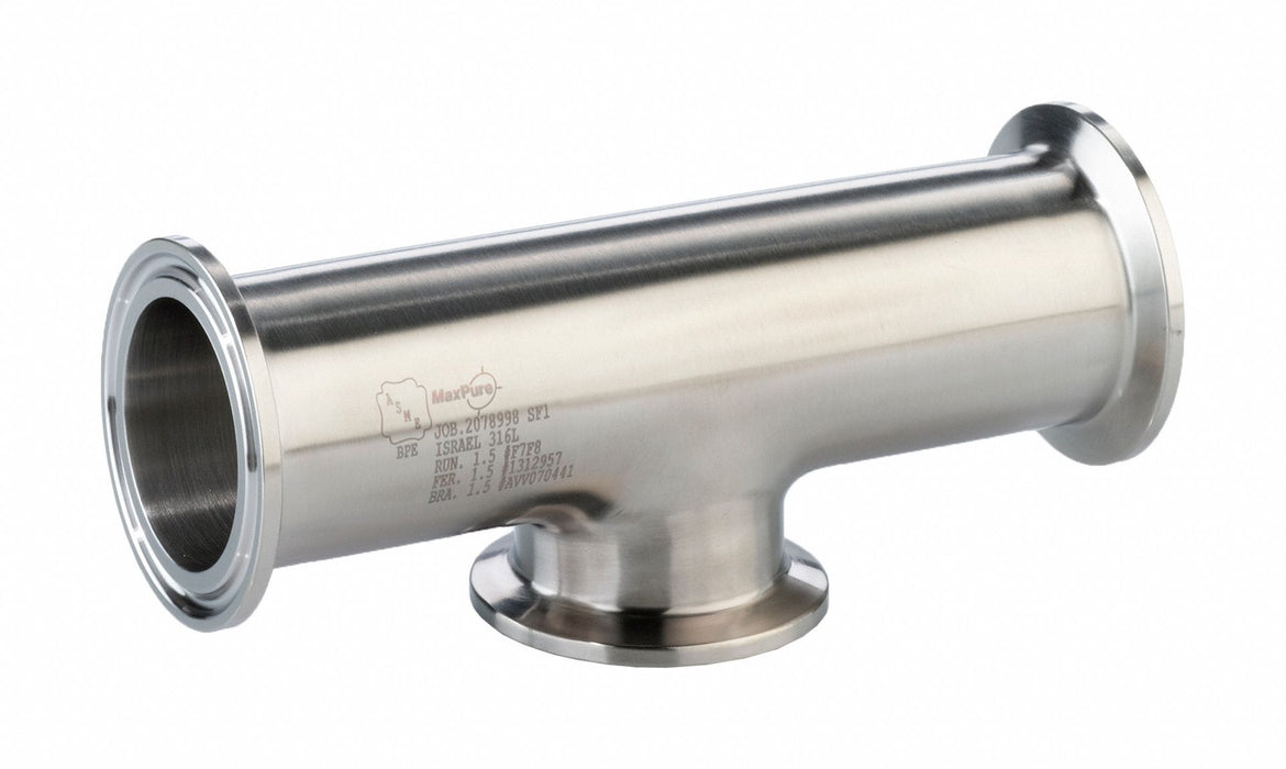 Tee Stainless Steel Clamp 1 in