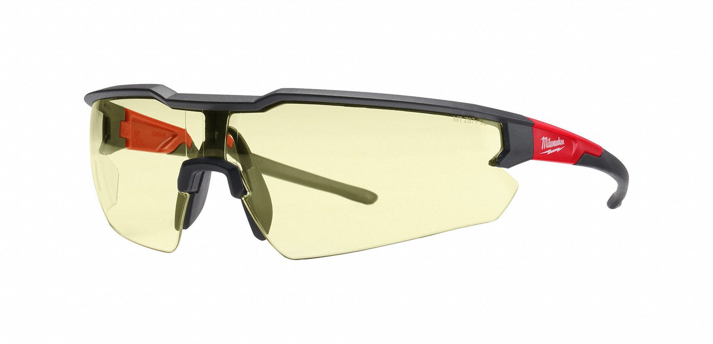 SafetyGlasses Ylw ScratchResistant Blk