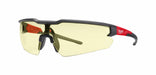 SafetyGlasses Ylw ScratchResistant Blk