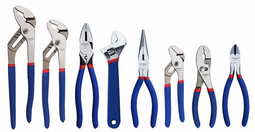 Plier and Wrench Set Dipped 8 Pcs