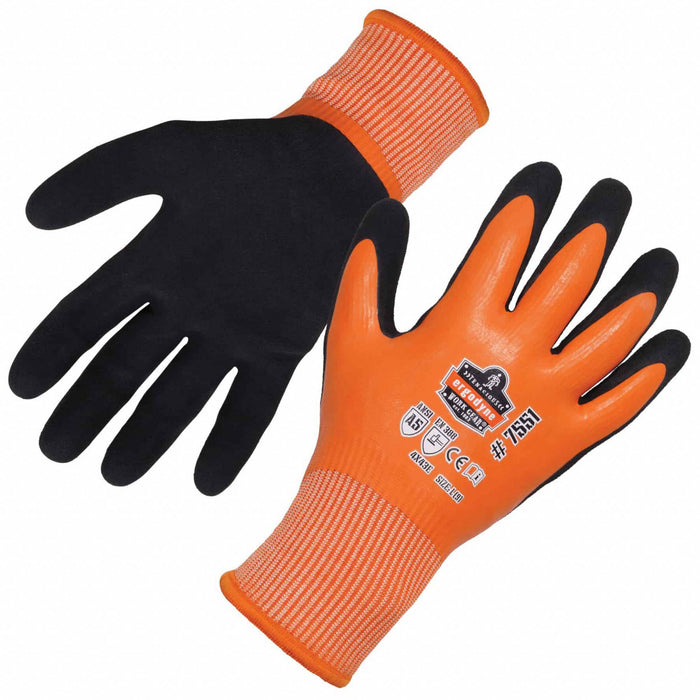 Thermal Coated Glove A5 M Orange PR