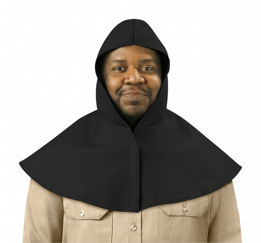 FR Cotton Welding Hood Hook and Loop